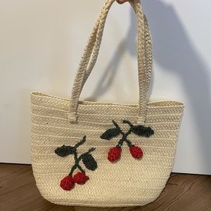 Cherry basket tote bag “Top Shop”